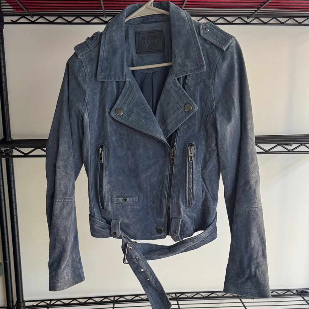 BlankNYC Belted Suede Jacket